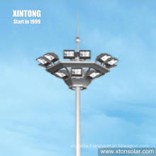 Stadium 30m scissor led high mast lighting pole